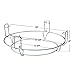 Onlyfire BBQ Cooking Grate System Fits for Large Big Green Egg,Kamado Joe Classic,Pit Boss,Louisiana,Large Grill Dome,and Other Kamado Grill