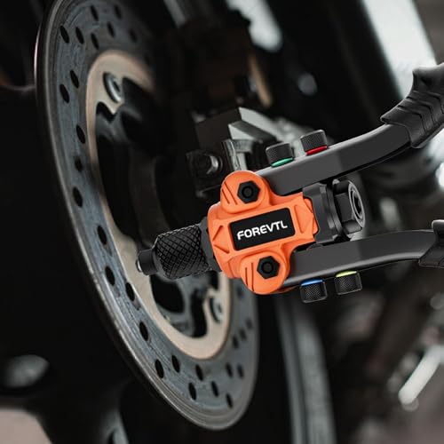 FOREVTL 26cm Rivet Pliers with Reinforced Lever - Professional 5in1 Manual Riveter for Blind Rivets Diameter 2.4 - 6.4 mm - Includes 200 Rivets & 5 Bits - Heavy Duty Metal Repair Tool