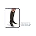 Futuro Revitalizing Trouser Socks for Women, Moderate Compression, Medium, Black