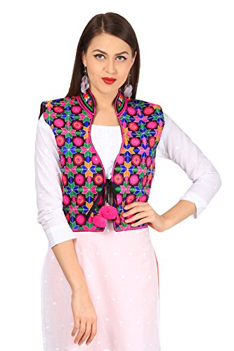 vastraa fusion women's cotton ethnic jacket