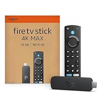 Amazon Fire TV Stick 4K Max (Newest gen), supports Wi-Fi 6E, Ambient Experience