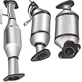 Mophorn Catalytic Converter, 3 Pcs Exhaust Pipe