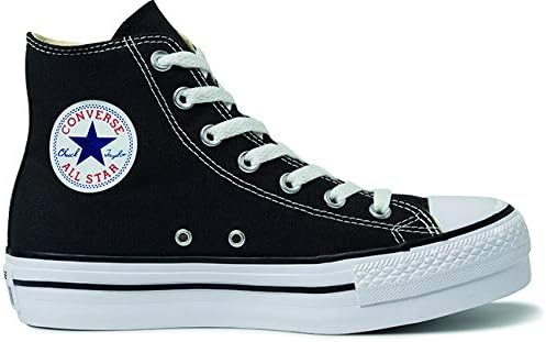 converse preto plataforma