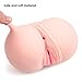 ZEMALIA Male Masturbators 3D Realistic Ass and Clitoris Vagina Doll with T-Back Design Pocket Vagina Pussy Adult Sex Toys Intense Stimulation for Men Sexual Wellness Discreet Packed