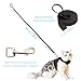 CHERPET Cat Harness and Leash - Escape Proof Safety Adjustable Jackets Harnesses 1.5m Strap Easy for Walking Outdoor Outfits Soft Mesh Breathable Vest Black Comfort Fit for Small Animals ¡­