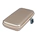 Anleo Hard EVA Travel Case for POWERADD Pilot 4GS 12000mAh / Uni-Yeap 11000mAh External Battery Charger Power Bank Color: Gold