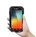 Note 5 Case Cover , bpowe Armor Tank Aluminum Metal Shockproof Military Heavy Duty sturdy Protector Cover Hard Case for Samsung Galaxy Note 5 N920 (Black)
