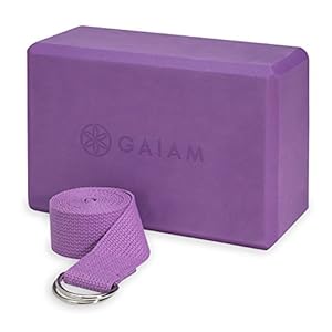 Gaiam Yoga Strap/Block Combo