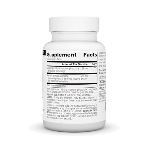 Source Naturals Turmeric with Meriva for Healthy Inflammatory Response* - 500mg, 60 Tablets