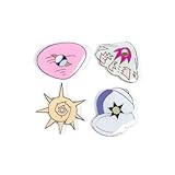 Pokemon Gym Badges: Gen 1.5 - Orange League (Clear Coating, Iron)