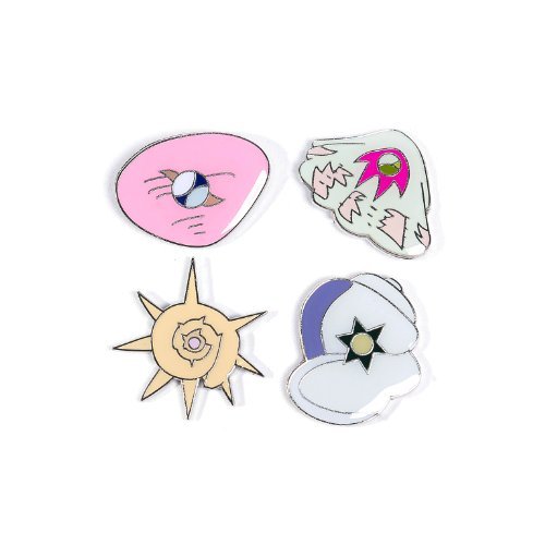 Pokemon Gym Badges: Gen 1.5 - Orange League (Clear Coating, Iron)