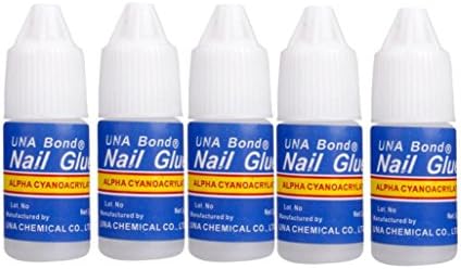 LHWY 5 Pcs/Set Nail Glue Use for Rhinestones Nail Stickers False Tips High Quality Nails Decoration Beauty by LHWY