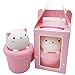 Squishies Toy – Cat In A Cup - [EXTRA Squishy] Stress Relief Toy. Japanese Kawaii Carry Case [SUPER CUTE CASE] Smooshy Mushy Style Animal. Random Fun For Girls and Boys [SIZE: LARGE]