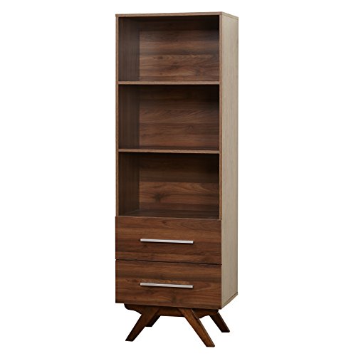 Target Marketing Systems 38412WAL Rue Collection Modern Bookcase