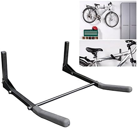 FIVE FLOWER Bicycle Storage Rack Heavy Duty Bicycle Holder 66LBS(30KG) Weight Capacity, Foldable …