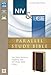 NIV, The Message, Parallel Study Bible, Leathersoft, Brown: Two Bible Versions Together with NIV Study Bible Notes