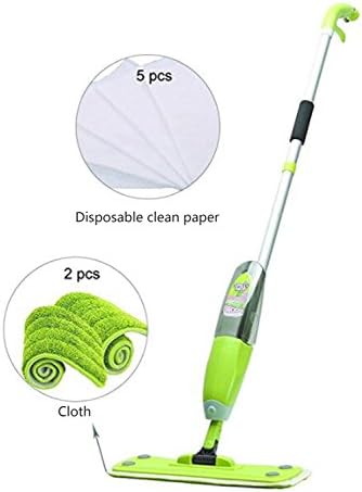 Floor Spray Mop Kit, Professional Handle Mop, Microfiber Spray Cleaner for Home Kitchen, Hardwood, Laminate, Wood, Ceramic Tiles