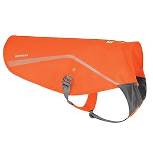 Ruffwear – Track Jacket, High Visibility Reflective Jacket for Dogs, Blaze Orange, Small/Medium