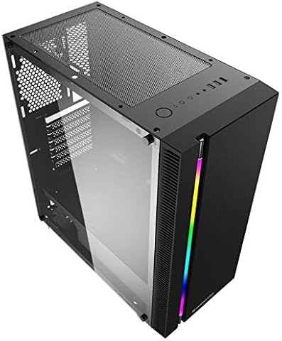 Xigmatek Apollo Mid Tower TG - Carcasa para panel frontal RGB