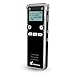 Digital Voice Recorder, Vansky 8GB Audio Sound Recorder, Double Microphone Dictaphone Supports 64GB TF Memory Card, MP3 Player Audio Recorder for Meetings, Lectures, Classes, Spy