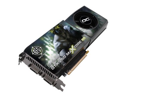 BFG NVIDIA GeForce GTX 260 OC MAXCORE 55 896MB GDDR3 PCI Express 2.0 Graphics Card