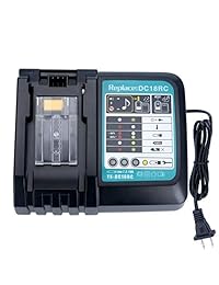 lasica 18 V Cargador de batería para todos Makita batería de litio 14,4 V-18 V BL1430 DC18RC BL1830 (14.4 V-18 V 1 Pack) US Plug Cargador rápido