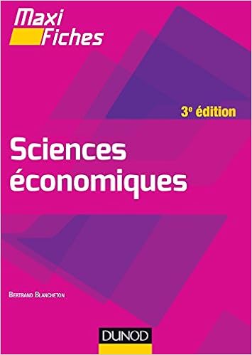 Amazon Fr Maxi Fiches De Sciences Economiques 3e Ed Blancheton Bertrand Livres