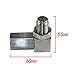 Jzz Cozma 90 Degree Angled adapter O2 Sensor spacer Check Engine Light Cel Fix - Stainless Steel 201 with Mini Catalytic Converter Inside