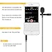 Paladou Lavalier Microphone for iPhone Android Smartphones Recording/Video Conference/Studio/Interview/Youtube/Podcast/Voice Dictation/3.5mm Lapel Mic
