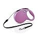 FLEXI New Classic Retractable Dog Leash (Cord), 26 ft, Medium, Pink