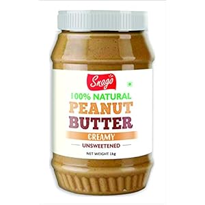 Snago 100% Natural Peanut Butter – Creamy – 1 kg