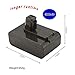 22.2V Upgraded 5000mAh Runtime:30-60 Mins Battery Compatible with DC31 Animal DC34 DC35 DC44 917083-01 Handheld Vacuum Cleaner Battery(Type A,Not Fit The Docking Station/Wall Hanger)