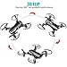 Akamino Mini Drone 2.4GHz Foldable Pocket RC Quadcopter with Headless Mode, 3D Flips, One Key Return Helicopter for Beginners, Kids