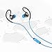 JLab Audio Fit2 Sport Wired Earbuds | Sport Fit with Customizable Memory Wire Earhook | IPX5 Waterproof & Sweatproof | C3 Sound with Titanium Drivers | Black & Blue
