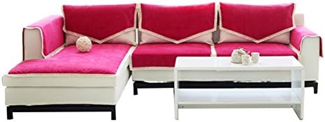 Rose red sofa cushions/ sofa towel/ sofa cover-A 90x150cm(35x59inch)