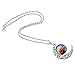 MJartoria Galaxy Pendant Necklace Set Retro Glass Ball Cabochon Moon Chain Necklace for Women