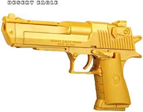 Polade 45pcs Diy Building Blocks Gun Model Assembling Pistol Toy Bricks (Gold)