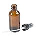 6 Pack,4oz Amber Glass Bottle Bottles with Black Fine Mist Sprayer.Refillable & Reusable.Designed for Essential Oils, Perfumes,Cleaning Products,Aromatherapy.6 Chalk Labels as gift.