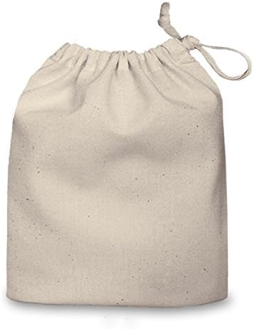 Cotton Drawstring Bags in a selection of sizes and modern, Bright colours (25 cm x 35 cm, Natural)