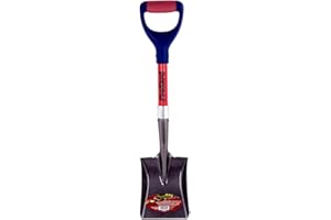 ProYard Garden Spade Shovel with Fibreglass D-Handle