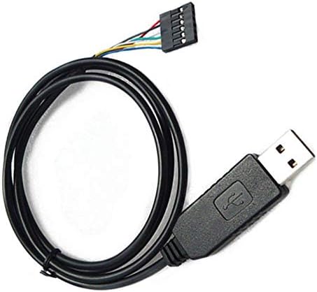 TECNOIOT 6Pin FTDI FT232RL USB To Serial Adapter Module USB TO TTL RS232 Cable, Black, 1PCS - Image 5