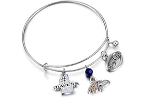Match-Up Promotions Baltimore Ravens Three Charm Logo Bangle Bracelet