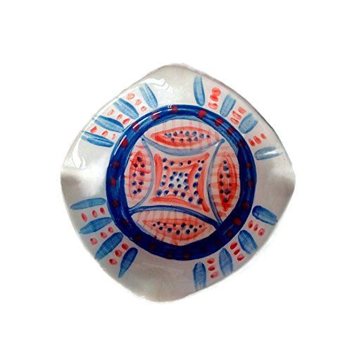 Handpainted cute ashtray, pottery cigar ashtray