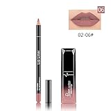 Hometom Long Lasting Lipstick Waterproof Matte Liquid Gloss Lip Liner Cosmetics Set New (F)