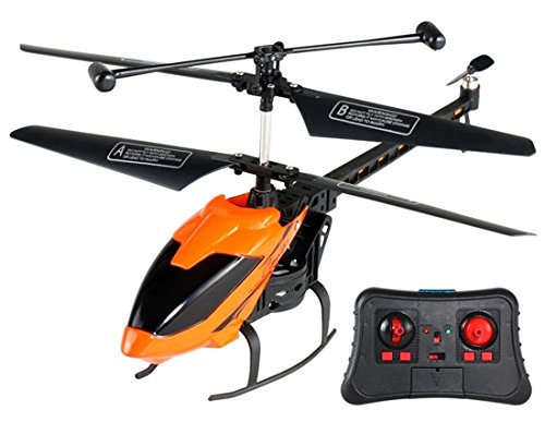 AR6805-061 Shatter-proof 3.5-Channel Remote Control RC Helicopter with Gyroscope & Light (Orange)