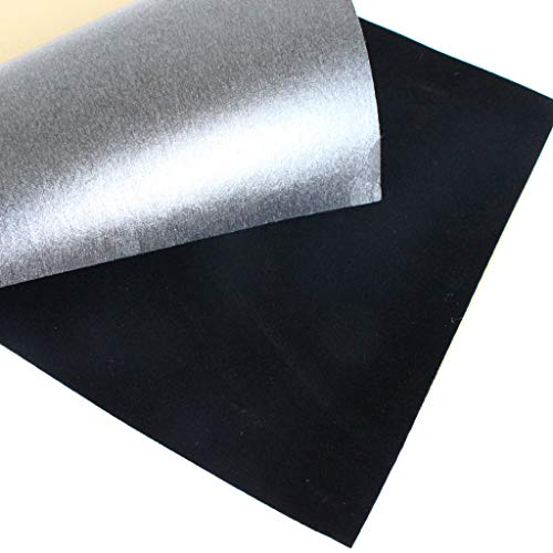  Maonet Black Felt Fabric Adhesive Sheets Multipurpose Velvet Sheet Sticky Glue Back for Art & Crafts Protector Pads (Black) - Thumbnail 6