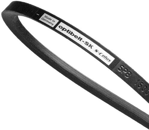 Metric V-Belt - SPA Section, 12.7 mm Top Width, 10 mm Height, 1418 mm Outside Length, Natural Rubber Material (Pack of 2)