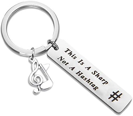 MAOFAED Music Gift Music Lover Gift Music Teacher Gift Music Student Gift Musician Gift Social Media Gift This is A Sharp Not A Hashtag