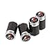 CzlpV 4pcs Carbon Fiber Auto Car Wheel Tire Air Valve Caps Stem Cover fit for TRD