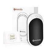 Mocolo Hand Warmers Rechargeable, 5200mAh Portable USB Electric Pocket Hand Warmer/Power Bank, Great Solution for Raynaud's and Arthritis Sufferers, Best Winter Gift for Friends and Family